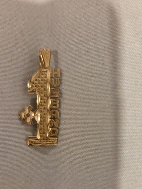 Vintage 14k #1 Husband Charm